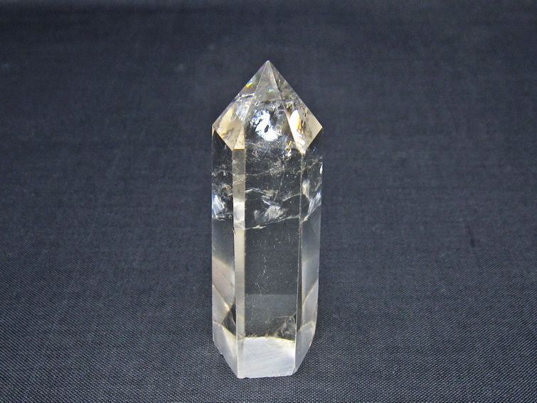 水晶 六角柱 ポイント 置物 一点物 142-11164