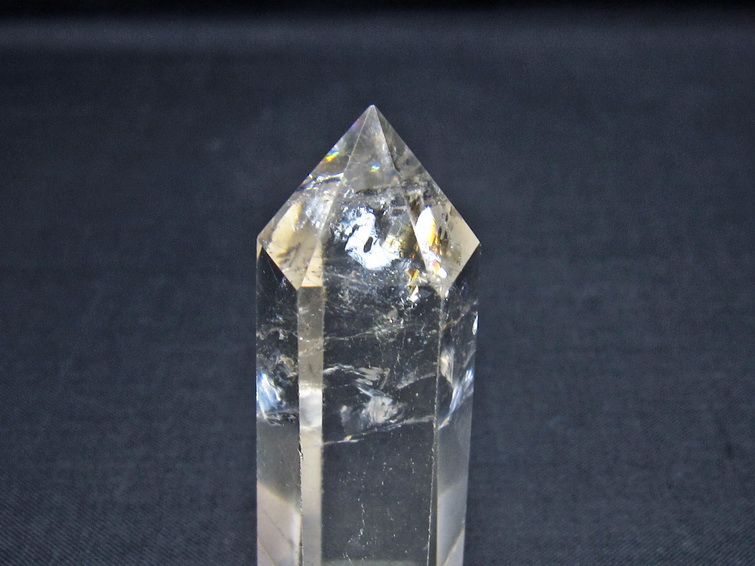 水晶 六角柱 ポイント 置物 一点物 142-11164