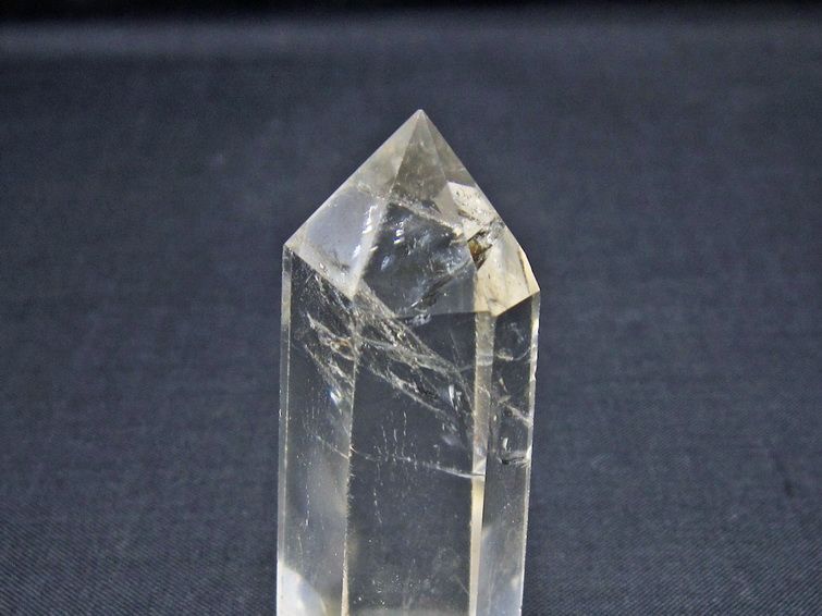 水晶 六角柱 ポイント 置物 一点物 142-11164