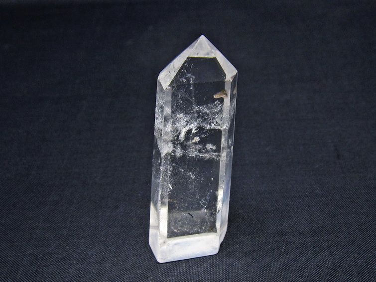 水晶 六角柱 ポイント 置物 一点物 142-11168