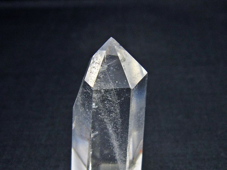 水晶 六角柱 ポイント 置物 一点物 142-11175