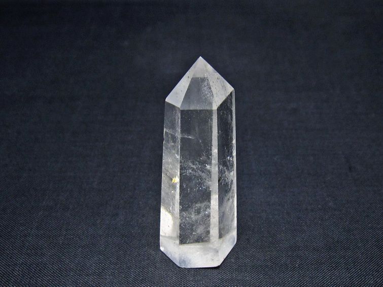 水晶 六角柱 ポイント 置物 一点物 142-11176