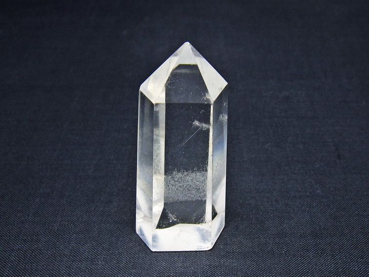 水晶 六角柱 ポイント 置物 一点物 142-11182