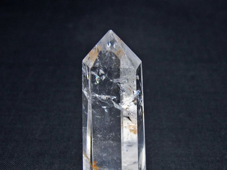水晶 六角柱 ポイント 置物 一点物 142-11188