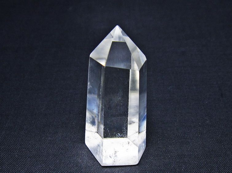 水晶 六角柱 ポイント 置物 一点物 142-11194