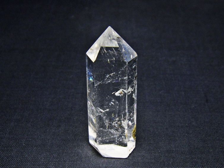 水晶 六角柱 ポイント 置物 一点物 142-11196