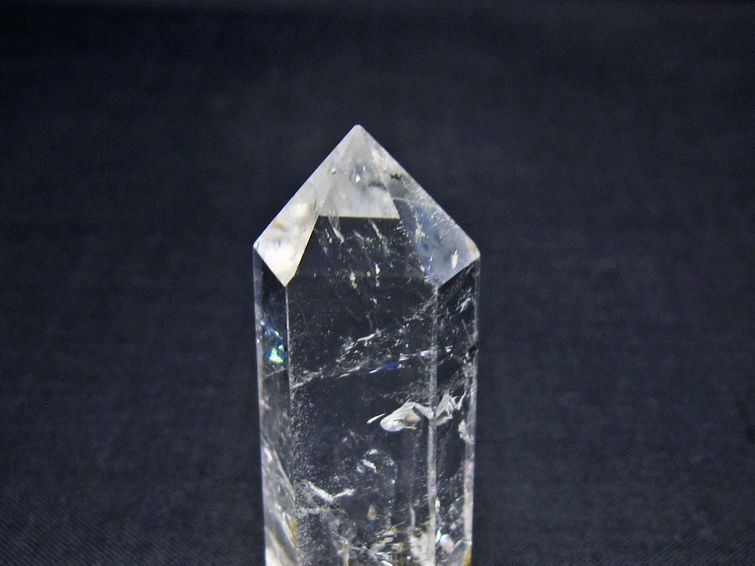 水晶 六角柱 ポイント 置物 一点物 142-11196