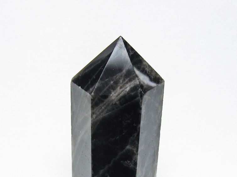 モリオン 六角柱 黒水晶 ポイント 置物 一点物 142-11200