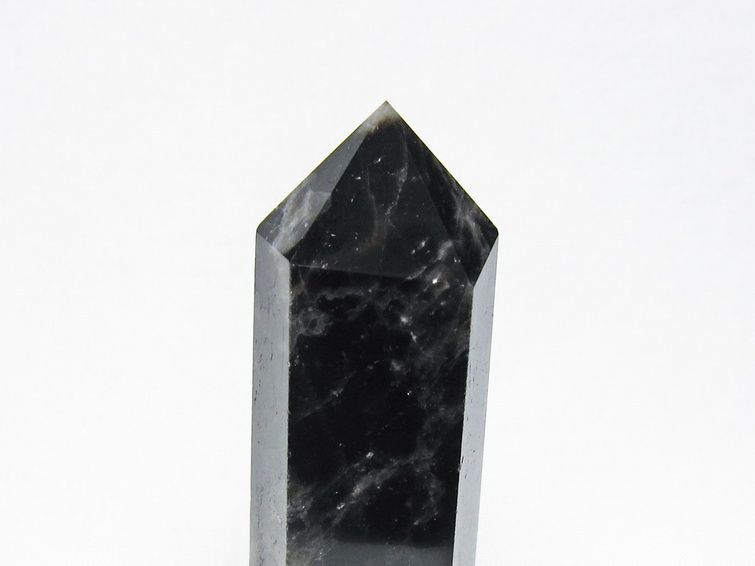 モリオン 六角柱 黒水晶 ポイント 置物 一点物 142-11203