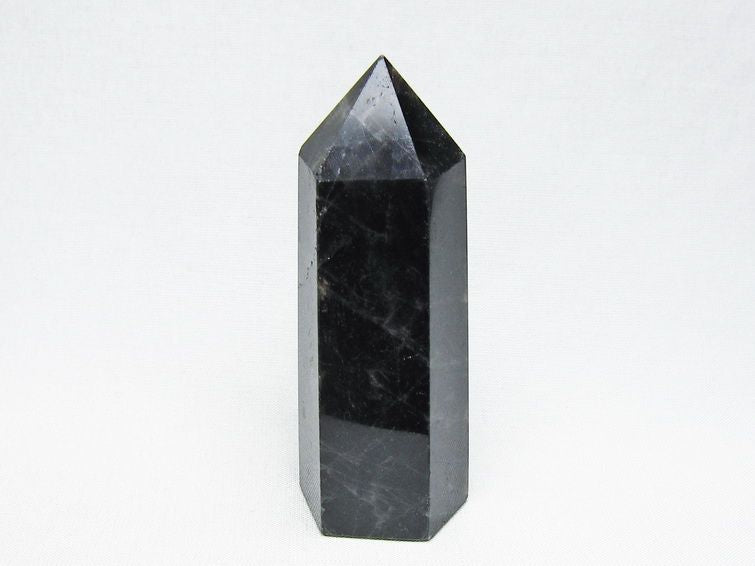 モリオン 六角柱 黒水晶 ポイント 置物 一点物 142-11204