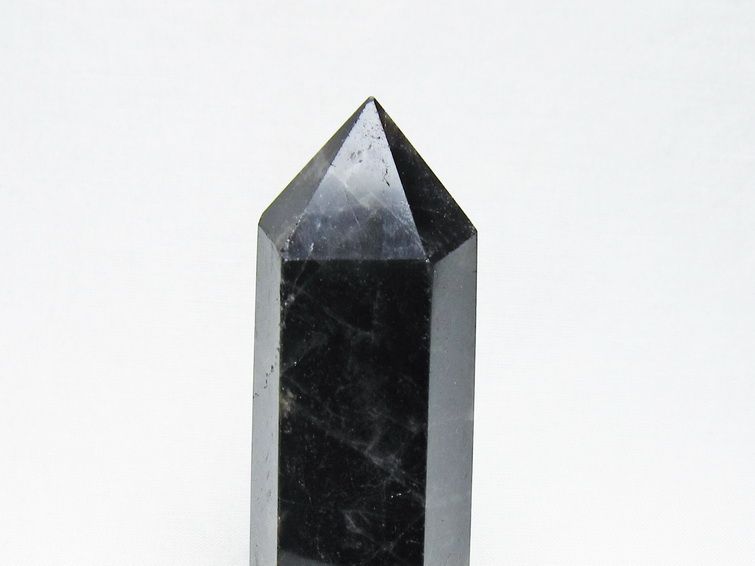 モリオン 六角柱 黒水晶 ポイント 置物 一点物 142-11204