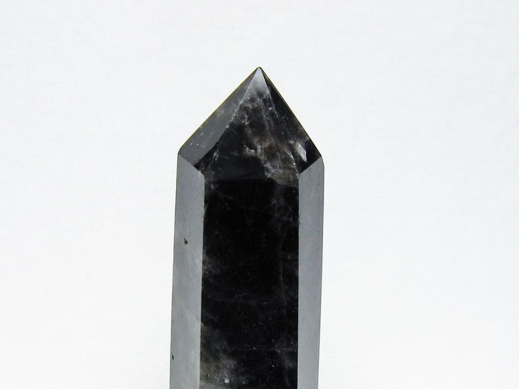 モリオン 六角柱 黒水晶 ポイント 置物 一点物 142-11205