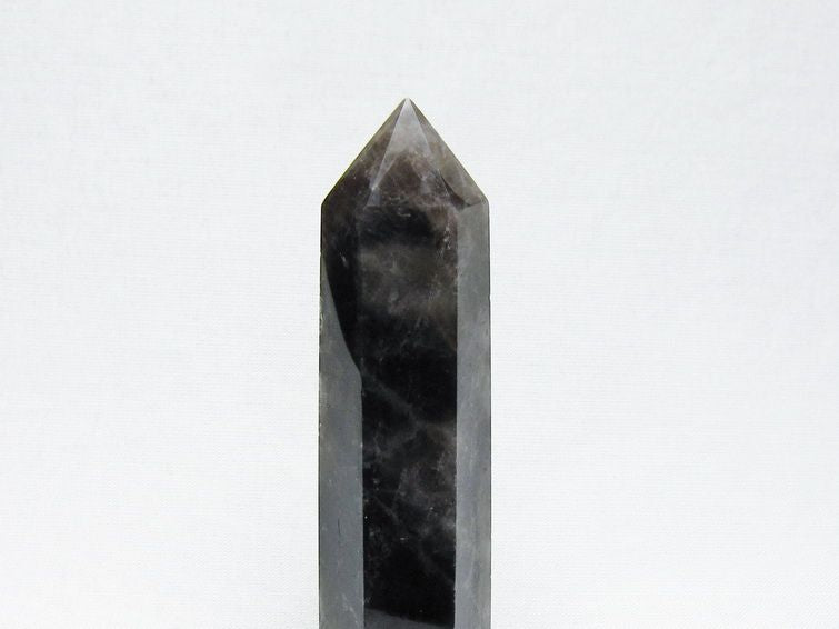 モリオン 六角柱 黒水晶 ポイント 置物 一点物 142-11210