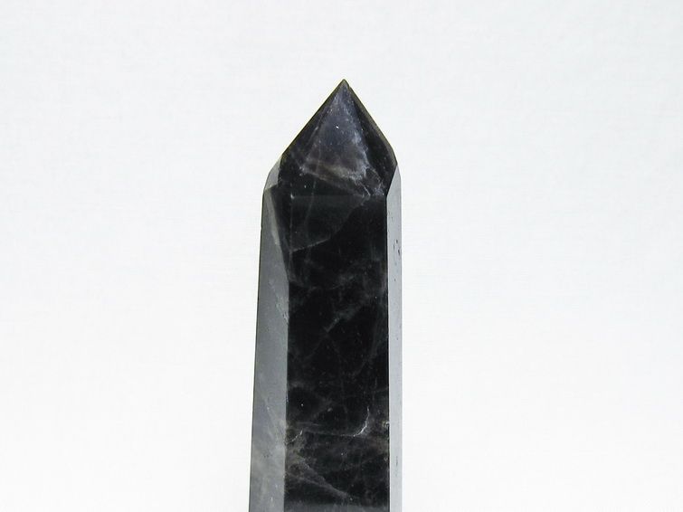 モリオン 六角柱 黒水晶 ポイント 置物 一点物 142-11213