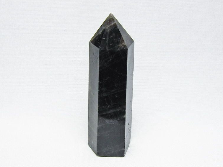 モリオン 六角柱 黒水晶 ポイント 置物 一点物 142-11215