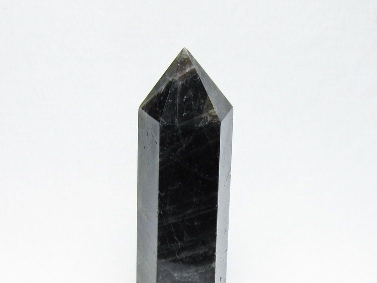 モリオン 六角柱 黒水晶 ポイント 置物 一点物 142-11215