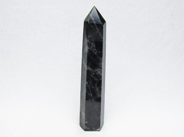 モリオン 六角柱 黒水晶 ポイント 置物 一点物 142-11219