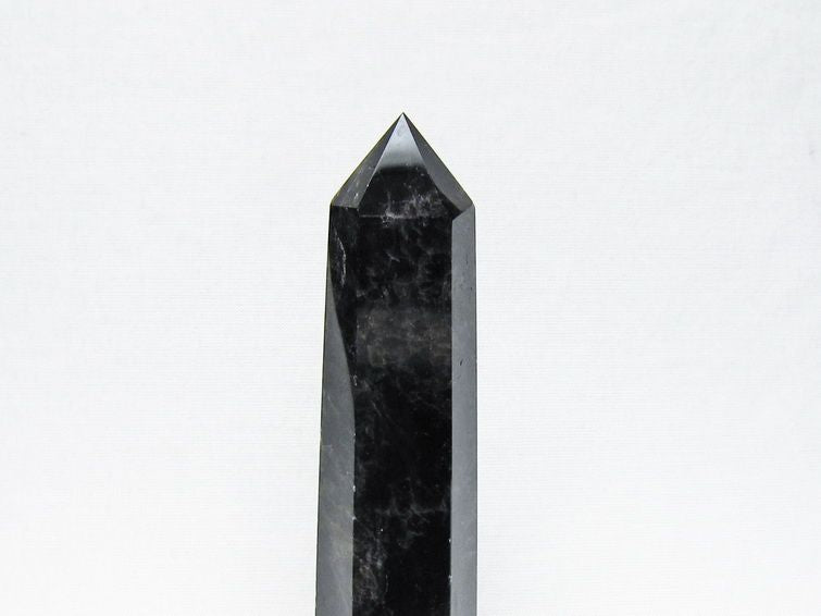 モリオン 六角柱 黒水晶 ポイント 置物 一点物 142-11224