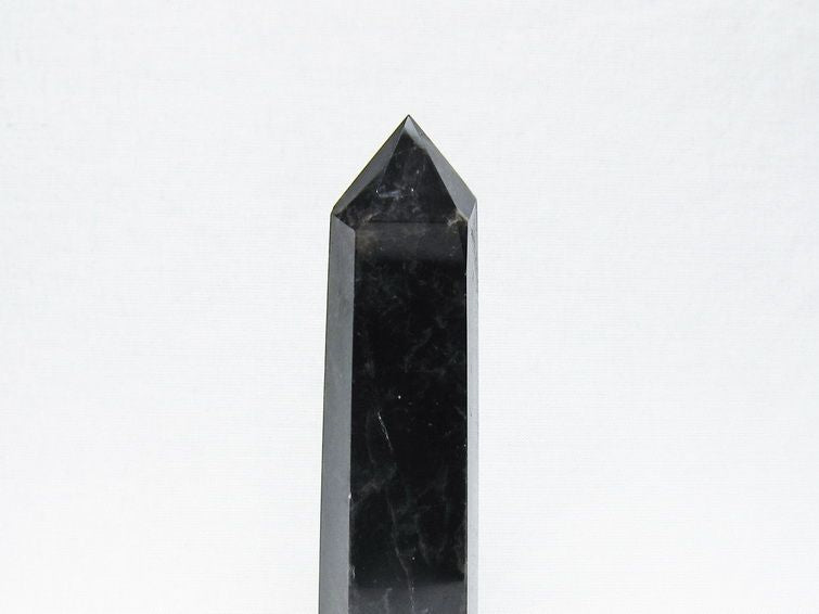 モリオン 六角柱 黒水晶 ポイント 置物 一点物 142-11224