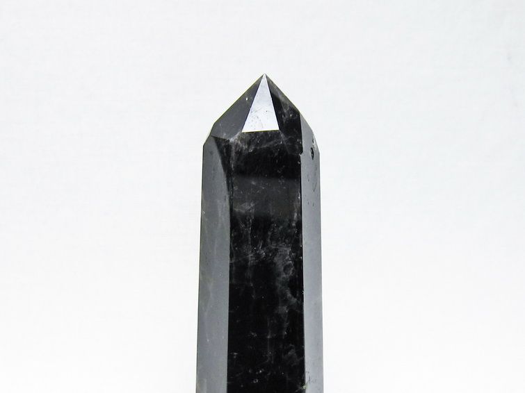 モリオン 六角柱 黒水晶 ポイント 置物 一点物 142-11233
