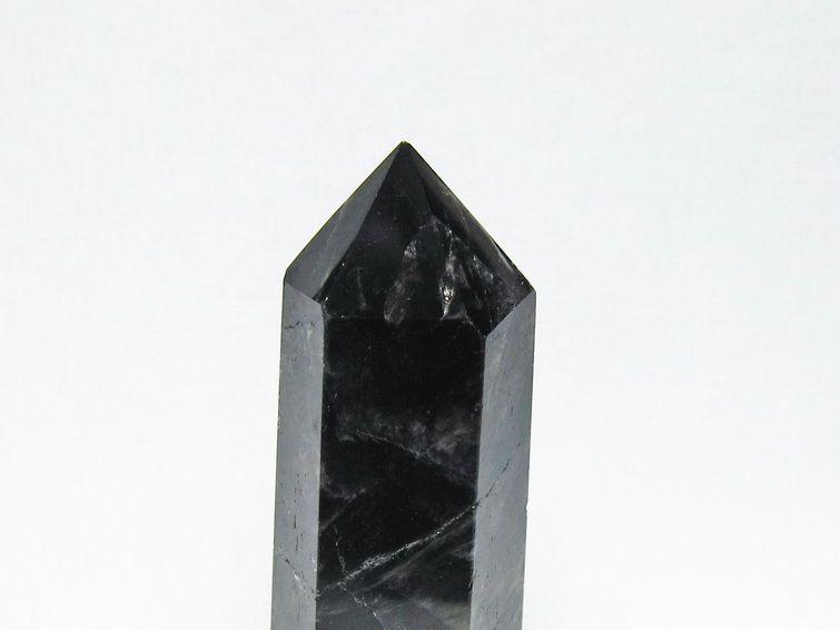 黒水晶 六角柱 モリオン ポイント 置物 一点物 142-11249