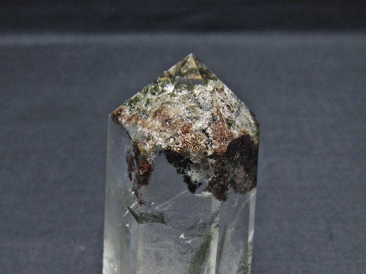 グリーンファントム 六角柱 ポイント 置物 一点物 142-11523