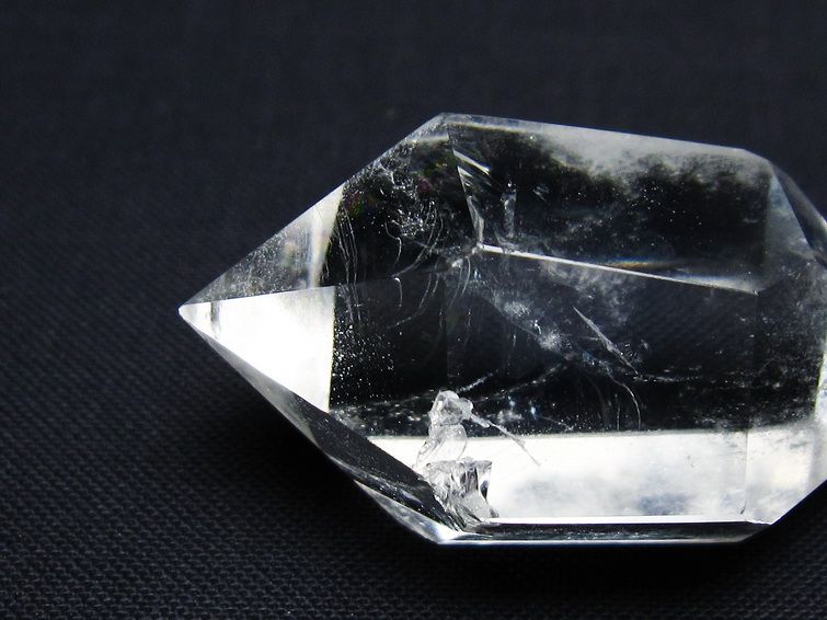 水晶 六角柱 ダブルポイント 一点物 142-8591
