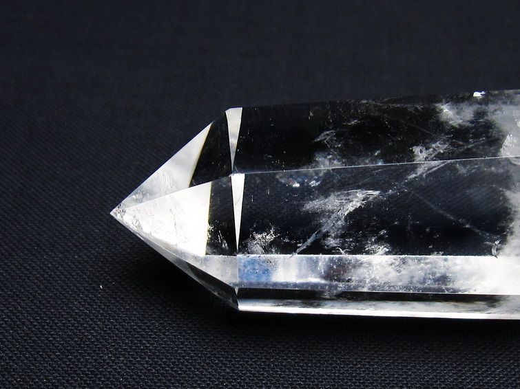 水晶 六角柱 ダブルポイント 一点物 142-8629 [sold out]