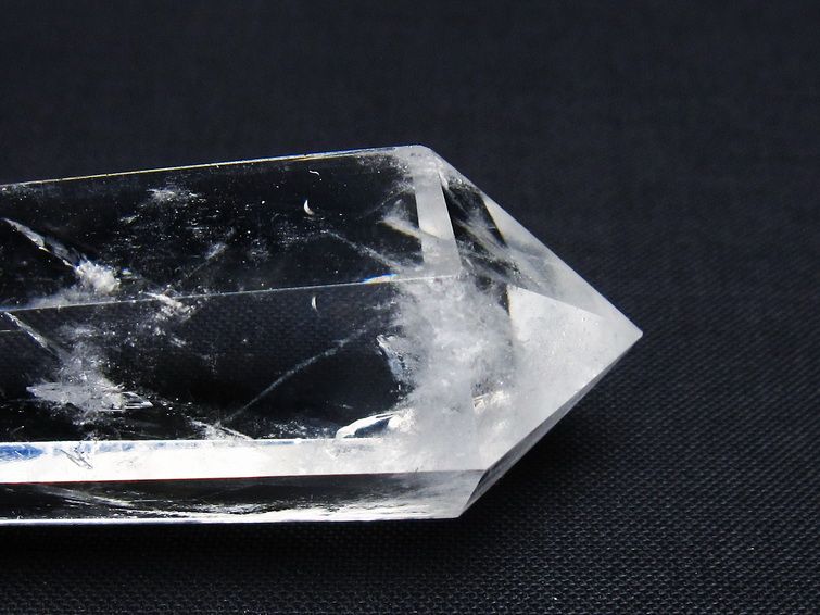 水晶 六角柱 ダブルポイント 一点物 142-8629 [sold out]