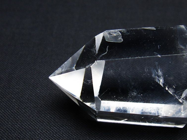 水晶 六角柱 ダブルポイント 一点物 142-8693 [sold out]