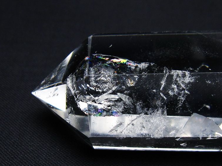 水晶 六角柱 ダブルポイント 一点物 142-8735