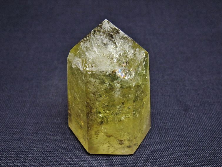 シトリンクォーツ 六角柱 虹入り 一点物 142-8758 – 天然石