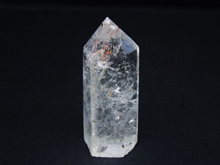水晶 六角柱 ポイント 置物 一点物 142-9894