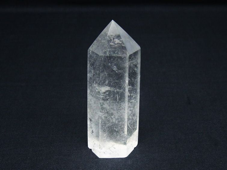 水晶 六角柱 ポイント 置物 一点物 142-9901