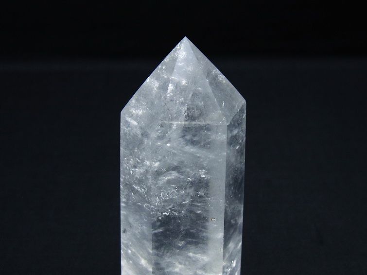 水晶 六角柱 ポイント 置物 一点物 142-9916