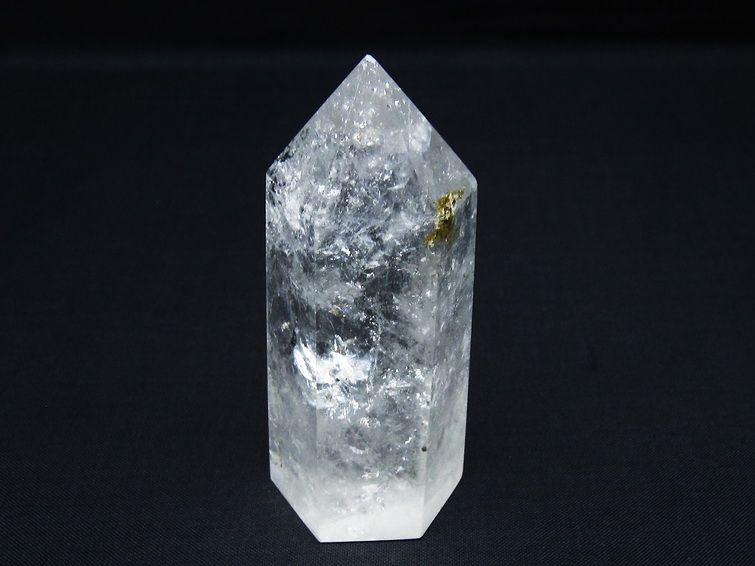 水晶 六角柱 ポイント 置物 一点物 142-9917