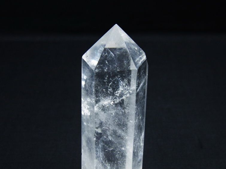 水晶 六角柱 ポイント 置物 一点物 142-9924