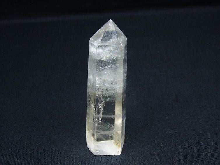 水晶 六角柱 ポイント 置物 一点物 142-9926