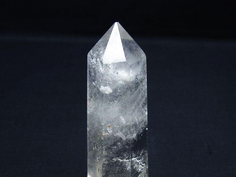 水晶 六角柱 ポイント 置物 一点物 142-9926