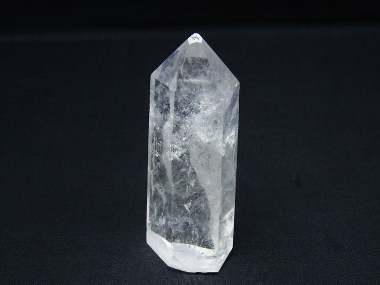水晶 六角柱 ポイント 置物 一点物 142-9927