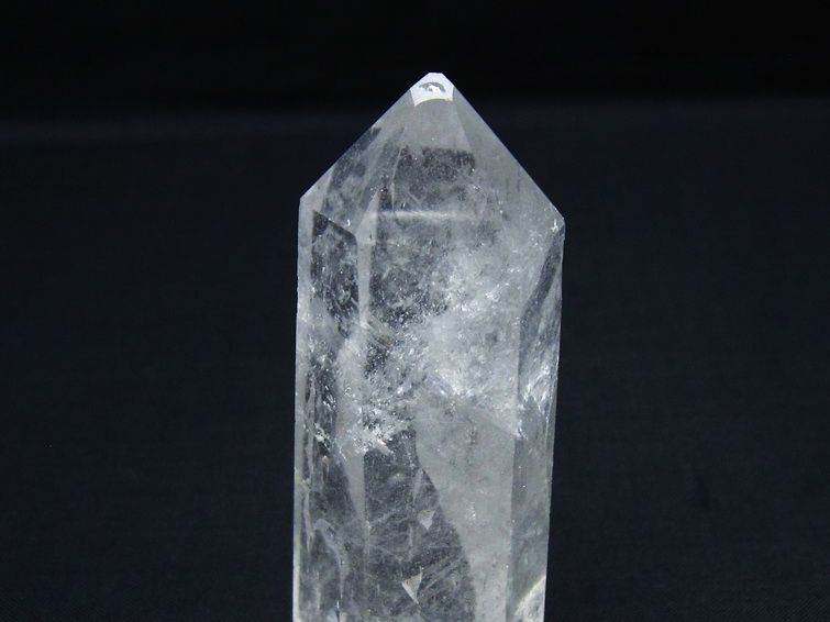 水晶 六角柱 ポイント 置物 一点物 142-9927
