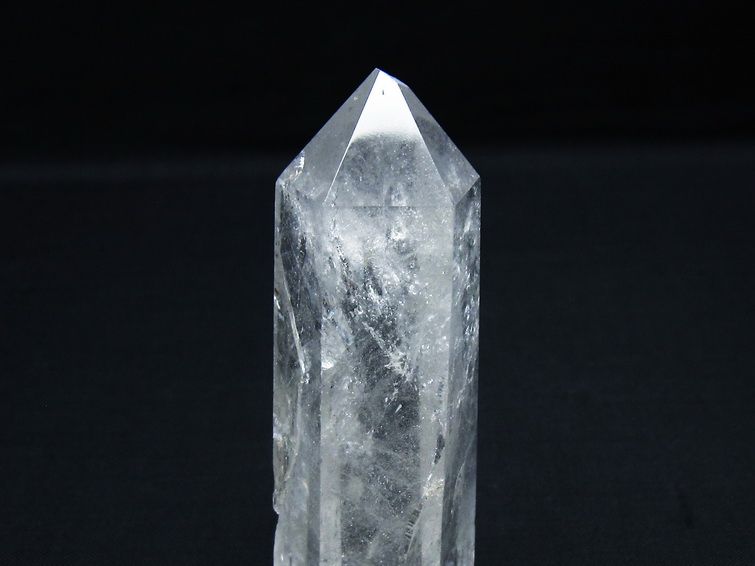 水晶 六角柱 ポイント 置物 一点物 142-9927