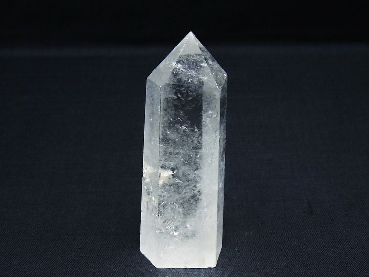 水晶 六角柱 ポイント 置物 一点物 142-9929