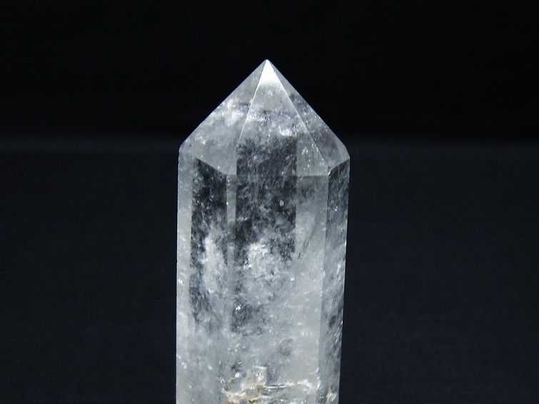 水晶 六角柱 ポイント 置物 一点物 142-9929