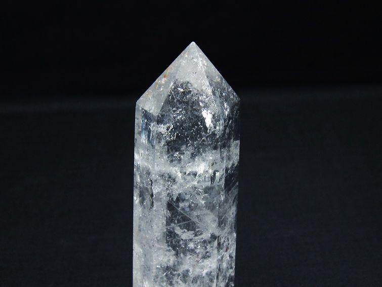 水晶 六角柱 ポイント 置物 一点物 142-9930