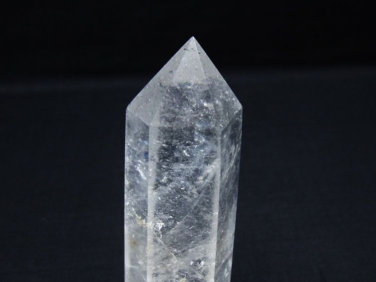 水晶 六角柱 ポイント 置物 一点物 142-9931