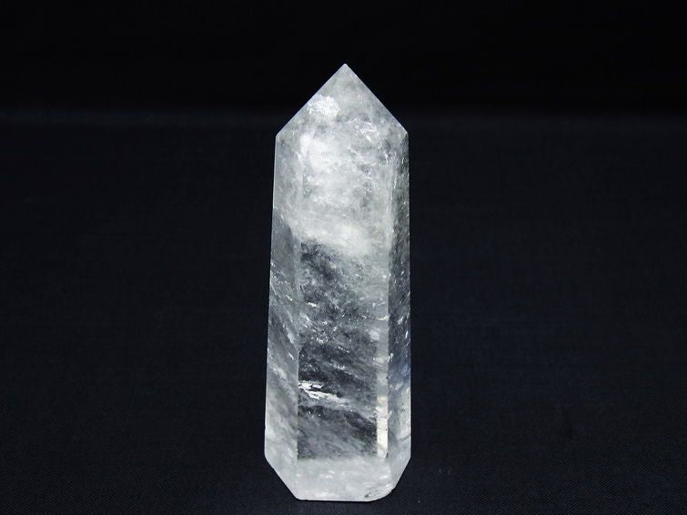 水晶 六角柱 ポイント 置物 一点物 142-9932