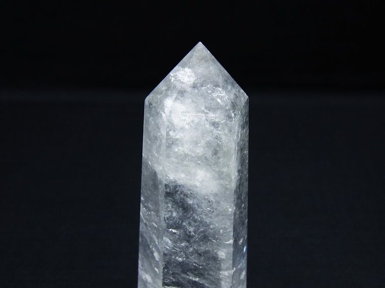 水晶 六角柱 ポイント 置物 一点物 142-9932