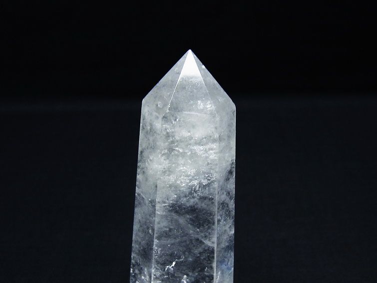 水晶 六角柱 ポイント 置物 一点物 142-9932
