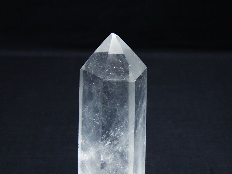 水晶 六角柱 ポイント 置物 一点物 142-9933